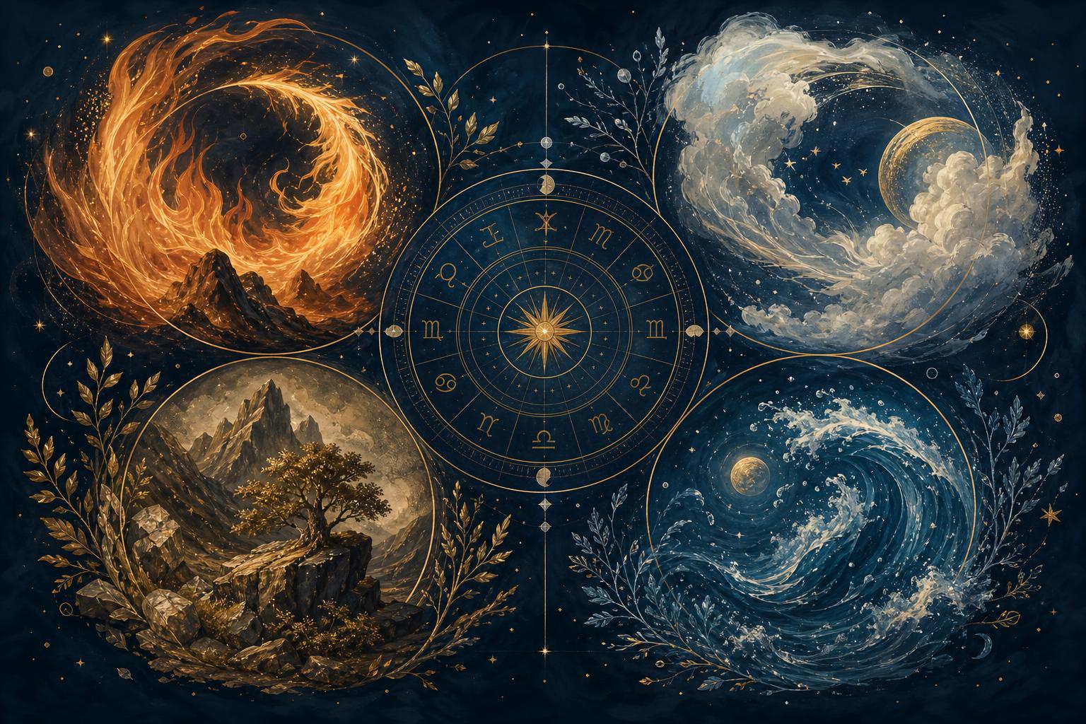 Ce înseamnă elementul unei zodii și cum se interpretează corect