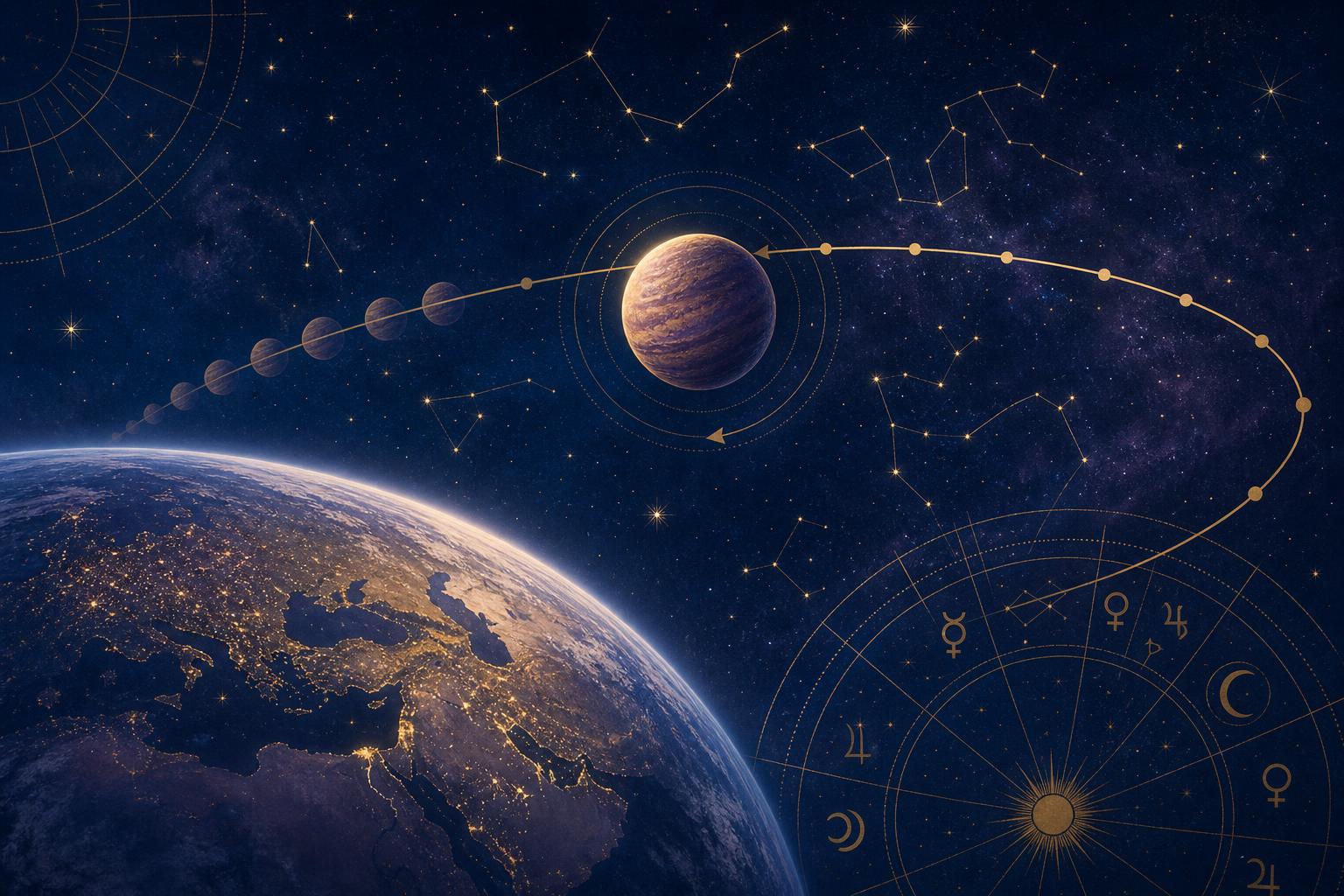 Ce înseamnă retrogradarea unei planete în astrologie