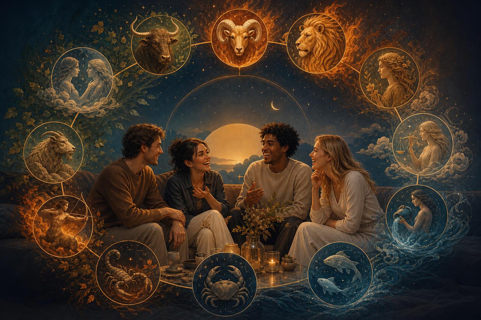 Prietenia dintre zodii: ce vă aduce aproape și unde apar scântei